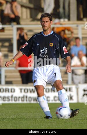 Hednesford / Wolverhampton Wanderers 11/07/2005. Jackie McNamara Foto Stock