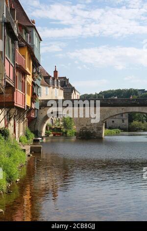 Argenton-sur-Creuse, Indre, Francia centrale Foto Stock