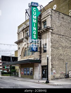 The Burton Cummings Theatre, Exchange District, Winnipeg, Manitoba, Canada. Foto Stock