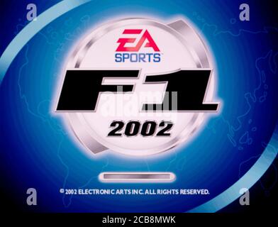 F1 2002 - Nintendo Gamecube Videogioco - solo per uso editoriale Foto Stock