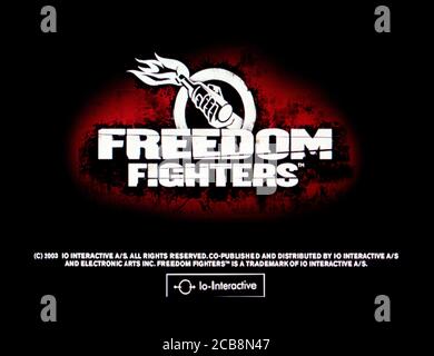 Freedom Fighters - Nintendo Gamecube Videogioco - solo per uso editoriale Foto Stock