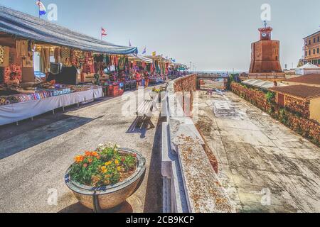 Rio Marina all'Isola d'Elba Foto Stock