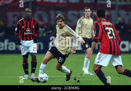 Milano Italia, 08 marzo 2006,' Stadio San Siro', UEFA Champions League 2005/2006 , AC Milan - FC Bayern Monaco : Sebastian Deisler in azione durante la partita Foto Stock