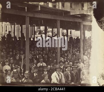 [Grand Army Review, Washington, D.C.], maggio 1865. Foto Stock