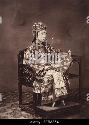 Moglie Mandarin, 1860-1863. Foto Stock