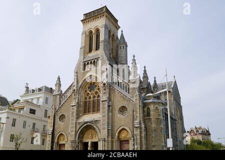 Saint Eugenie churh a Biarritz, Francia Foto Stock