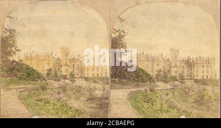 Gruppo di 5 Early Stereograph View of British Hotels and Inns, 1860-80s. Foto Stock