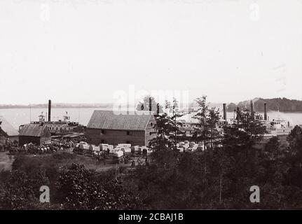 Washington. Harewood Hospital, 1861-65. Precedentemente attribuito a Mathew B. Brady. Foto Stock