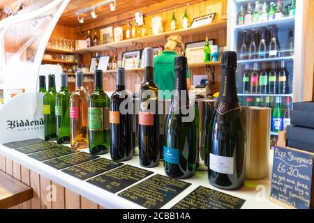 Mostra di biddenden vigneto kent vino, biddenden, kent, regno unito Foto Stock