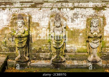 Tempio di Goa Gajah a Bali, Indonesia Foto Stock