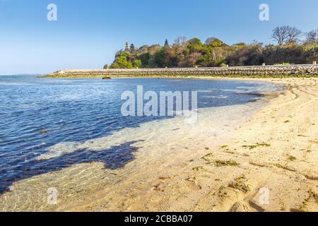 Dreamland spiaggia a Bali, Indonesia Foto Stock