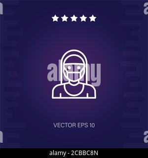 icona vettore di riesecuzione illustrazione moderna Illustrazione Vettoriale