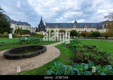 Fontevraud-l'Abbaye, Saumur, Maine-et-Loire, Francia Foto Stock