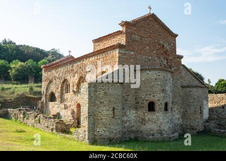 Chiesa di Sant'Antonio (conosciuta come Capo Skanderbeg) a Durrës, Albania. Foto Stock