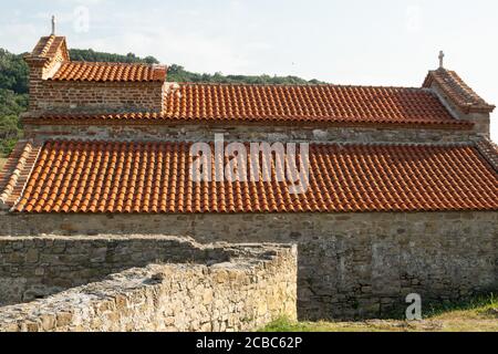 Chiesa di Sant'Antonio (conosciuta come Capo Skanderbeg) a Durrës, Albania. Foto Stock