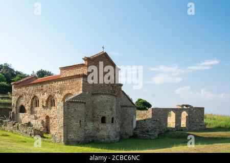 Chiesa di Sant'Antonio (conosciuta come Capo Skanderbeg) a Durrës, Albania. Foto Stock