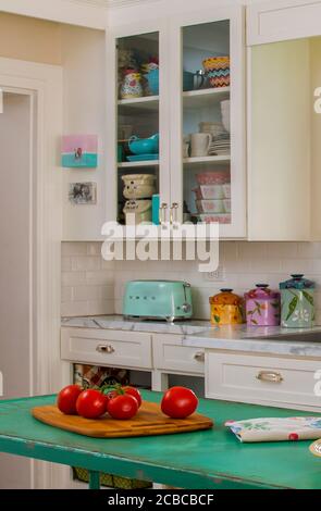 Cucina in stile casale Foto Stock