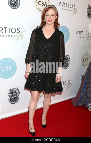 LOS ANGELES - GEN 30: Thora Birch al 35esimo Artios Awards al Beverly Hilton Hotel il 30 gennaio 2020 a Beverly Hills, CA Foto Stock