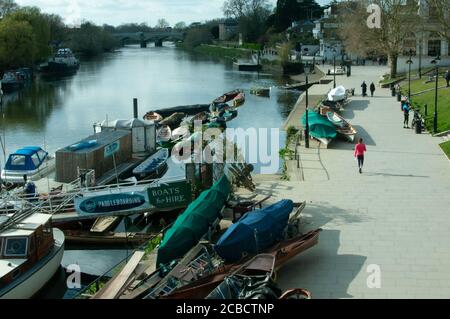 Richmond Riverside, Richmond Upon Thames Surrey Foto Stock