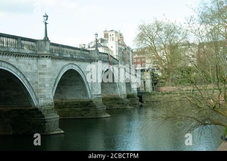 Richmond Bridge Foto Stock