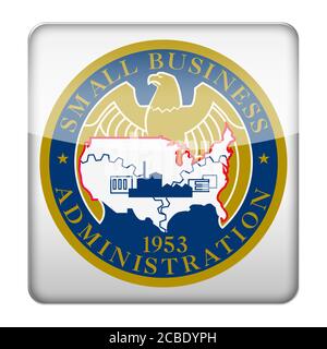 Small Business Administration SGB icona logo Foto Stock
