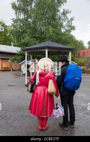 Talli piha Tampere in Finlandia Foto Stock