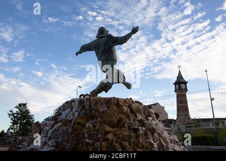 Skegness Seaside Resort dopo l'allentamento di covid 19 restrizioni che consentono alle persone di viaggiare. Luglio 2020. REGNO UNITO Foto Stock