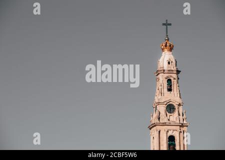 Basilica principale del santuario di fatima a Fatima, Portogallo Foto Stock