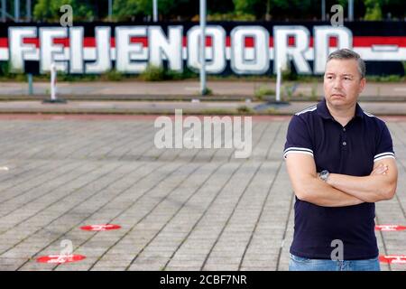 Rotterdam, Paesi Bassi. 13 Agosto 2020. ROTTERDAM, 13-08-2020 Martijn Krabbedam, giornalista sportivo che si prepara per un VI (Voetbal International) podcast Credit: Pro Shots/Alamy Live News Foto Stock