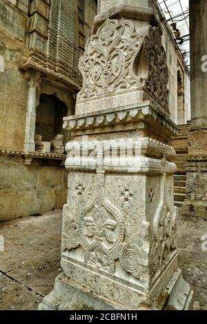 Raniji ki Baori, anche conosciuto come la steppwell della regina è un passo notato situato nella città di Bundi, Rajasthan. India. Foto Stock