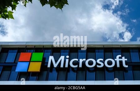 Microsoft sede di Monaco di Baviera Germania Foto Stock