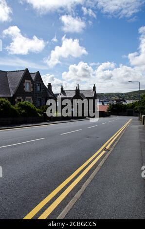 Vista - Lerwick, terraferma, Shetland, Scozia, Regno Unito Foto Stock