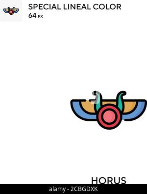 Icona vettore semplice Horus. Icone Horus per il vostro progetto aziendale Illustrazione Vettoriale