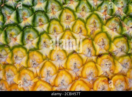 Consistenza della pelle di ananas strappata Foto Stock