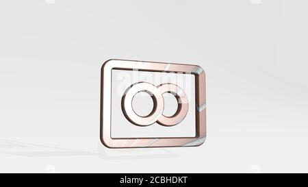 Carta di credito mastercard 3D icona in piedi sul pavimento - Illustrazione 3D per aziende e banche Foto Stock