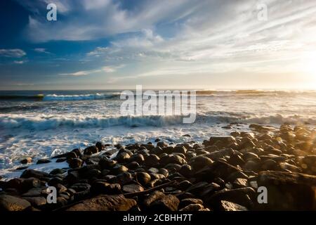 Burleigh dirige la spiaggia e il surf Foto Stock