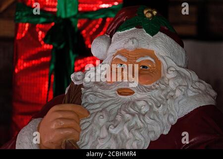 Figura di Babbo Natale a Lycksele Foto Stock