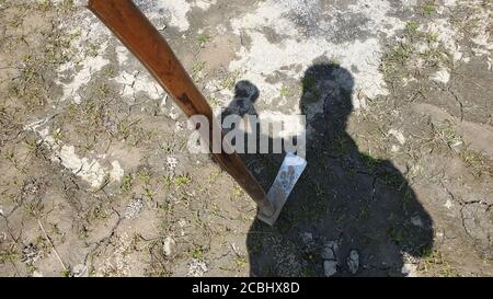 Case galleggianti in legno e ponti sembrano belli. Foto Stock