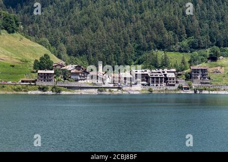 Pontebanale, frazione Castello, Piemonte, Italia Foto Stock