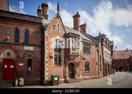 Sandbach città di mercato in Cheshire ex Sandbach Savings Bank, Sandbach di Sir George Gilbert Scott 1857 Foto Stock