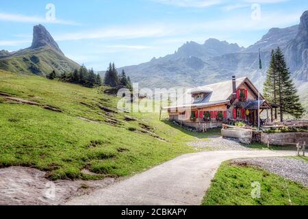 Bannalp, Wolfenschiessen, Nidwalden, Svizzera, Europa Foto Stock