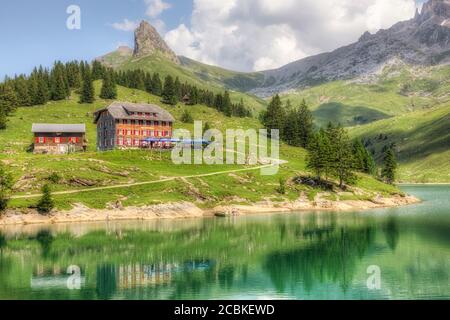 Bannalp, Wolfenschiessen, Nidwalden, Svizzera, Europa Foto Stock