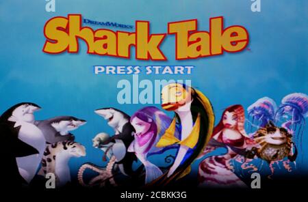 Shark tale - Nintendo Gamecube Videogioco - solo per uso editoriale Foto Stock