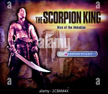 The Scorpion King Rise of Akkadian - Nintendo Gamecube Videogame - solo per uso editoriale Foto Stock