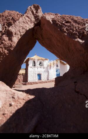 Machuca, Altiplano, Altopiano, Cile Foto Stock