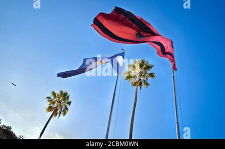 Bandiere di Argentina e Salta Foto Stock