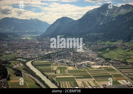 Innsbruck dall'alto Foto Stock