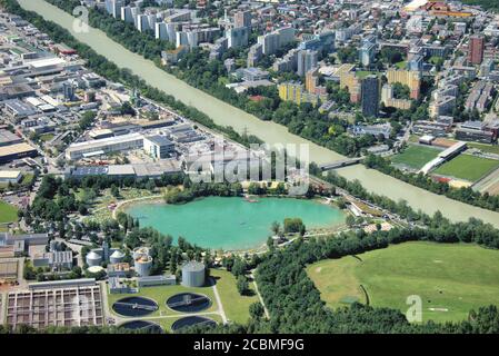 Innsbruck dall'alto Foto Stock