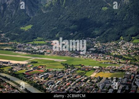 Innsbruck dall'alto Foto Stock