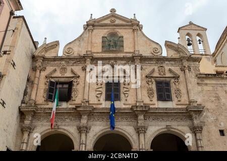 Chiesa di San Michele a Cagliari sull'isola di Sardegna. Foto Stock